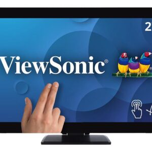 ViewSonic TD2760 27 Inch 1080p 10-Point Multi Touch Screen Monitor with Advanced Ergonomics RS232 HDMI and DisplayPort