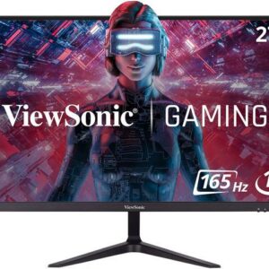 ViewSonic VX2718-P-MHD 27 Inch Frameless Full HD 1080p 165Hz 1ms Gaming Monitor with Adaptive-Sync Eye Care HDMI and Display Port