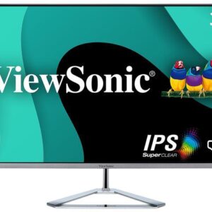 ViewSonic VX3276-MHD 32 Inch 1080p Frameless Widescreen IPS Monitor with Screen Split Capability HDMI and DisplayPort