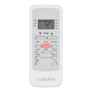 Vissani 10,000 BTU 115-Volt 3-in-1 Portable Air Conditioner for 450 sq. ft Rooms in white, Powered by Hubspace VAP10R1AWTS