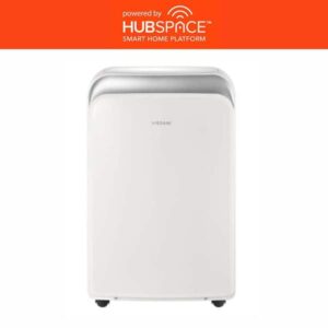 Vissani 10,000 BTU 115-Volt 3-in-1 Portable Air Conditioner for 450 sq. ft Rooms in white, Powered by Hubspace VAP10R1AWTS