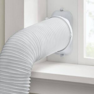 Vissani 10,000 BTU 115-Volt 3-in-1 Portable Air Conditioner for 450 sq. ft Rooms in white, Powered by Hubspace VAP10R1AWTS