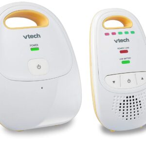 VTech Upgraded Audio Baby Monitor with Rechargeable Battery, Long Range, and Crystal-Clear Sound