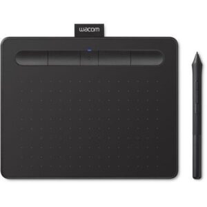 Wacom Intuos Wireless Graphics Drawing Tablet with 3 Bonus Software Included, 7.9" X 6.3", Black (CTL4100WLAK0) Small (Wireless)