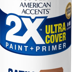 Warm Caramel, Rust-Oleum American Accents 2X Ultra Cover Satin Spray Paint- 12 oz