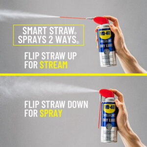 WD-40 Specialist Dry Lube, Long-Lasting Lubricant with Smart Straw Spray, 10 oz