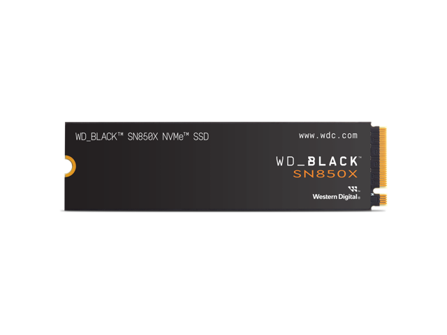 WD_BLACK 4TB SN850X NVMe Internal Gaming SSD Solid State Drive - Gen4 PCIe, M.2 2280, Up to 7,300 MB/s - WDS400T2X0E