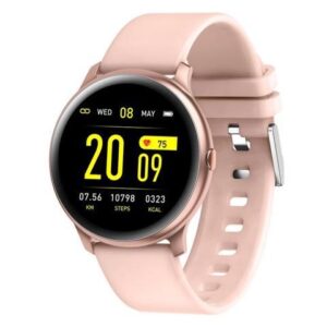Wearkey KW19 1.3 Inch Blood Pressure Monitoring Smart Watch (Pink)