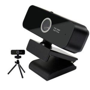 Webcam HD 1080p Web Camera, USB PC Computer Webcam with Microphone, Laptop Desktop Full HD Camera Video Webcam 110 Degree Widescreen, Pro Streaming