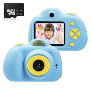 Werleo Kids Camera Gifts for 4-8 Year Old Girls, Shockproof Cameras Great Gift Mini Child Camcorder for Little Girl with Soft Silicone Shell for