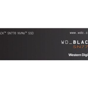 Western Digital WD_BLACK 2TB SN770 NVMe Internal Gaming SSD Solid State Drive - Gen4 PCIe, M.2 2280, Up to 5,150 MB/s - WDS200T3X0E