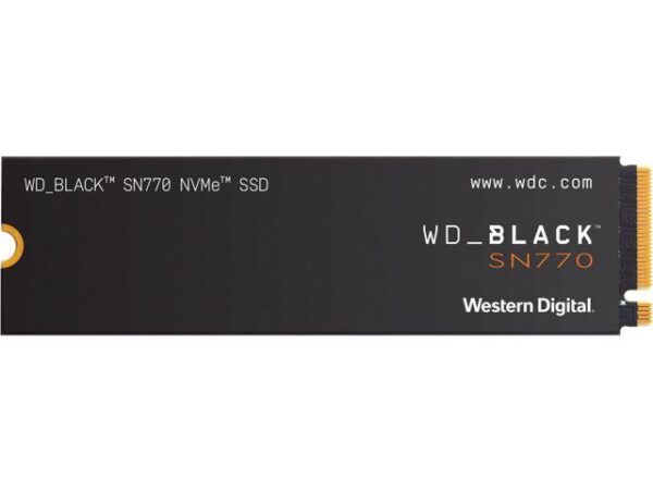 Western Digital WD_BLACK 2TB SN770 NVMe Internal Gaming SSD Solid State Drive - Gen4 PCIe, M.2 2280, Up to 5,150 MB/s - WDS200T3X0E Western Digital WD_BLACK 2TB SN770 NVMe Internal Gaming SSD Solid State Drive - Gen4 PCIe, M.2 2280, Up to 5,150 MB/s - WDS200T3X0E