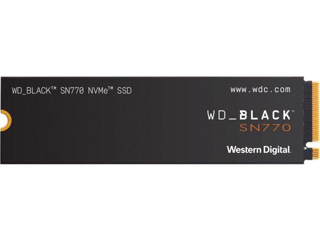 Western Digital WD_BLACK 2TB SN770 NVMe Internal Gaming SSD Solid State Drive - Gen4 PCIe, M.2 2280, Up to 5,150 MB/s - WDS200T3X0E