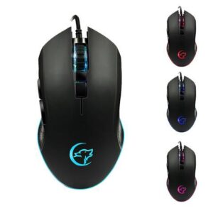 Wired RGB Gaming Mouse 6 Programmable Buttons 3200 DPI Adjustable Optical Gaming Mouse Ergonomic Mouse