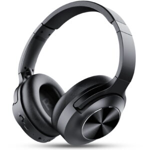 Wireless Bluetooth Headphones 5.4, 40H Playtime with 3 EQ Modes, 4 Micrs ENC Noise Cancelling for Clear Calls, Bass Boosted by 85%, Comfort Fit, Over Ear Headphones for Travel...