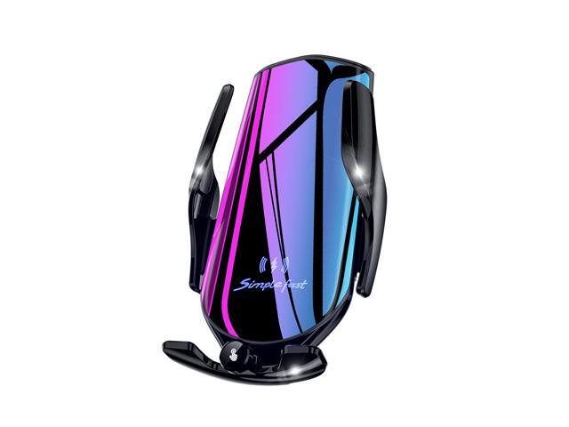 Wireless Car Charger,10W Qi Safety Charging Auto-Clamping Car Phone Holder Mount Air Vent Phone Holder Compatible with iPhone