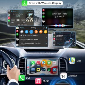 Wireless CarPlay Adapter for Apple iPhone (2024 Upgraded) - Multi-User Seamless Connection for Convert Wired to Wireless Car Play Adapter - No Latency from iOS 10+ to Screen...