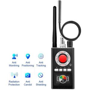 Wireless RF Signal Detector Bug GSM GPS Tracker Mini Camera Finder Camera Infrared Scanning AI Standby Automatic Detection (Updated version)