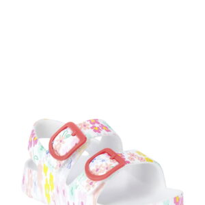 Wonder Nation Baby Girls Two Buckle Sandals