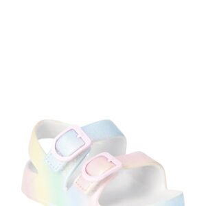 Wonder Nation Baby Girls Two Buckle Sandals