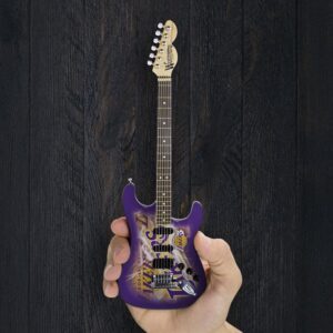 Woodrow Guitars NBA 10 Inch Mini Guitar Collectible Los Angeles Lakers