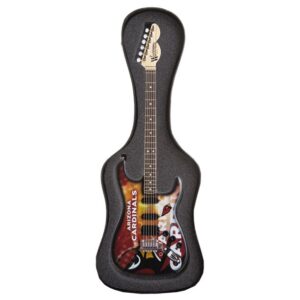Woodrow Guitars NFL 10-In Mini Guitar Collectible Arizona Cardinals