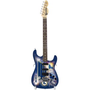 Woodrow Guitars NHL 10 Inch Mini Guitar Collectible St. Louis Blues