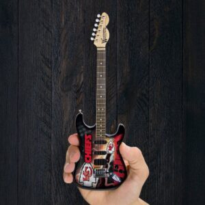 Woodrow NFL Kansas City Chiefs 10" Collectible Mini Guitar