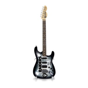 Woodrow NFL Oakland Raiders 10" Collectible Mini Guitar