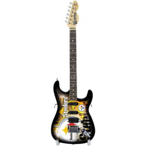 Woodrow NFL Pittsburgh Steelers 10" Collectible Mini Guitar