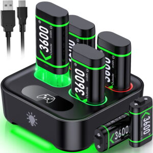 Xbox Controller Battery Pack for Xbox One/Xbox Series X|S,ESYWEN 6PCS 3600mAh Xbox Rechargeable Battery Packs & Xbox Charger Station for Xbox One/One S/One X/One Elite