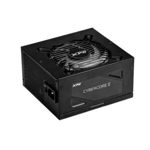 XPG Cybercore II 1000W PCIE 5 & ATX 3.0 Power Supply - Full Modular - 80 Plus and Cybenetics Platinum Certified - 100% Japanese 105°C Capacitors -(CYBERCOREII1000P-BKCUS)