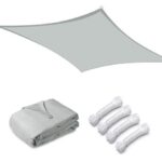 Yescom 12x8 Ft 97% UV Block Rectangle HDPE Sun Shade Sail Canopy Outdoor Patio Pool