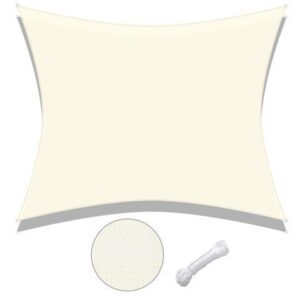 Yescom 20x16 Ft 97% UV Block Rectangle Sun Shade Sail HDPE Cover Net Canopy Outdoor