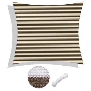 Yescom 23x22 Ft 95% UV Block Rectangle Sun Shade Sail Canopy Cover Net Outdoor Pool