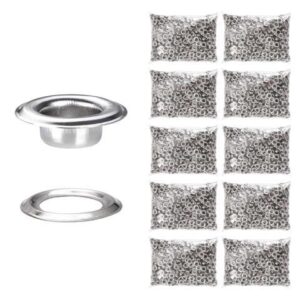 Yescom 3/8" Size 2 Grommet & Washers Kit Leather Bags Poster Banner Eyelets 10000 Pack