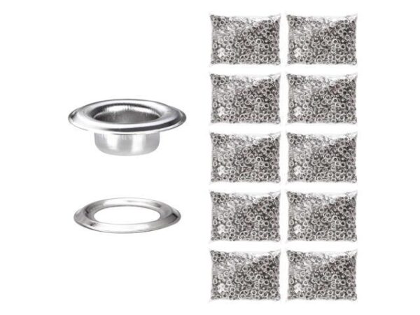 Yescom 3/8" Size 2 Grommet & Washers Kit Leather Bags Poster Banner Eyelets 10000 Pack Yescom 3/8" Size 2 Grommet & Washers Kit Leather Bags Poster Banner Eyelets 10000 Pack