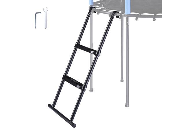 Yescom 39" Trampoline Ladder 2 Step Wide Anti Skid for Kid Outdoor 12 to 15 Ft Bounce