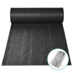 Yescom 3x250 Ft Heavy Duty 5.6 Oz Landscape Fabric Weed Barrier Woven Ground Cover PP Garden Mat