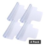 Yescom 4-Pack Office Chair Mat for Carpet 36" x 48" PVC Floor Mat with Lip for Rolling Chair Clear Computer Desk Chair Mat Home Studio Easy to Clean