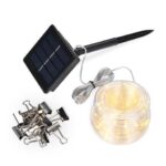 Yescom 40Ft Solar 120LED Canopy String Light 8 Mode Party Outdoor Garden Patio Umbrella Lawn Wedding Decor with Clip