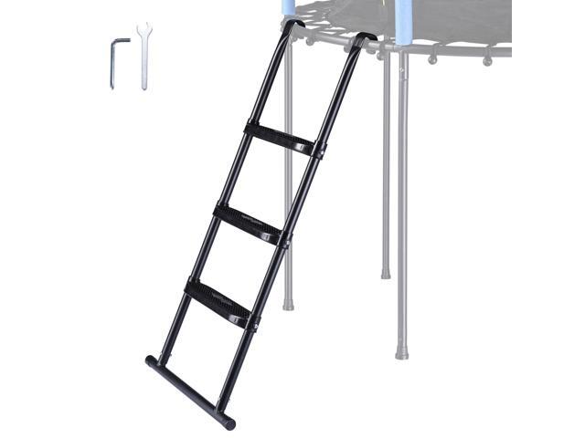 Yescom 43" Trampoline Ladder 3 Step Wide Anti Skid for Kid Outdoor 15 Ft Plus Bounce