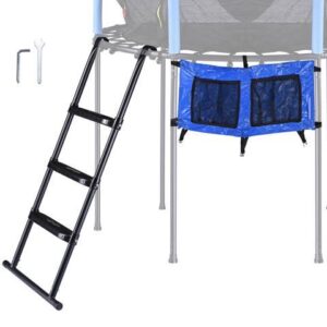 Yescom 43" Trampoline Ladder Kit with Shoe Bag 3 Step Anti Skid for 15 Ft Bounce Kid