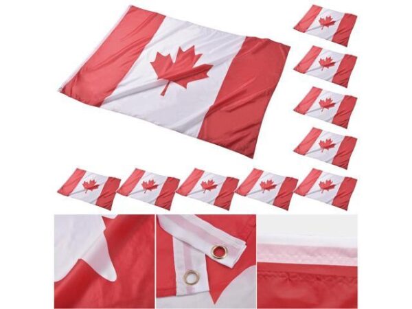 Yescom 4x6 Ft Canada Flag Polyester Vivid Color Fade Resistance Outdoor Club 10 Pack Yescom 4x6 Ft Canada Flag Polyester Vivid Color Fade Resistance Outdoor Club 10 Pack