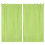 Yescom 54"x108" Outdoor Privacy Curtain Panel Tab Top UV30+ Porch Pergola Deck 2 Piece