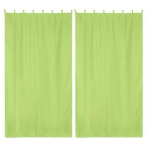 Yescom 54"x108" Outdoor Privacy Curtain Panel Tab Top UV30+ Porch Pergola Deck 2 Piece