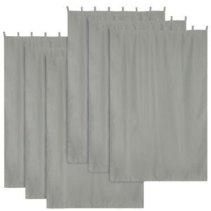 Yescom 54"x84" Outdoor Curtain Panel Drape UV30+ Patio Pergola Garden Pavilion 6 Pack
