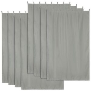 Yescom 54"x96" Outdoor Curtain Tab Top Drape UV30+ Pergola Porch Cabana Garden 8 Pack