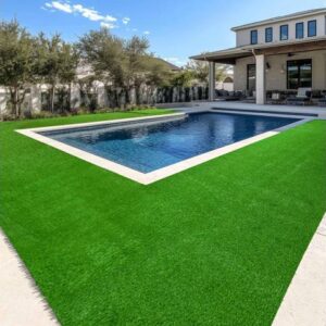 Yescom Artificial Grass Turf Fake Grass Rug Synthetic Lawn Outdoor Indoor Decor 50'x3'x3PCS(450 Sq.Ft) 0.8" Pile Height