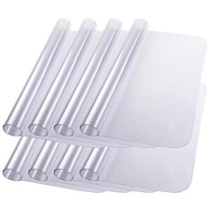 Yescom PVC Floor Mats Studded Back for Low Pile Rolling Chair Rectangle 48"x36" 2 Pack